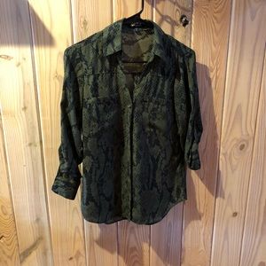 Express Long Sleeve Button Up